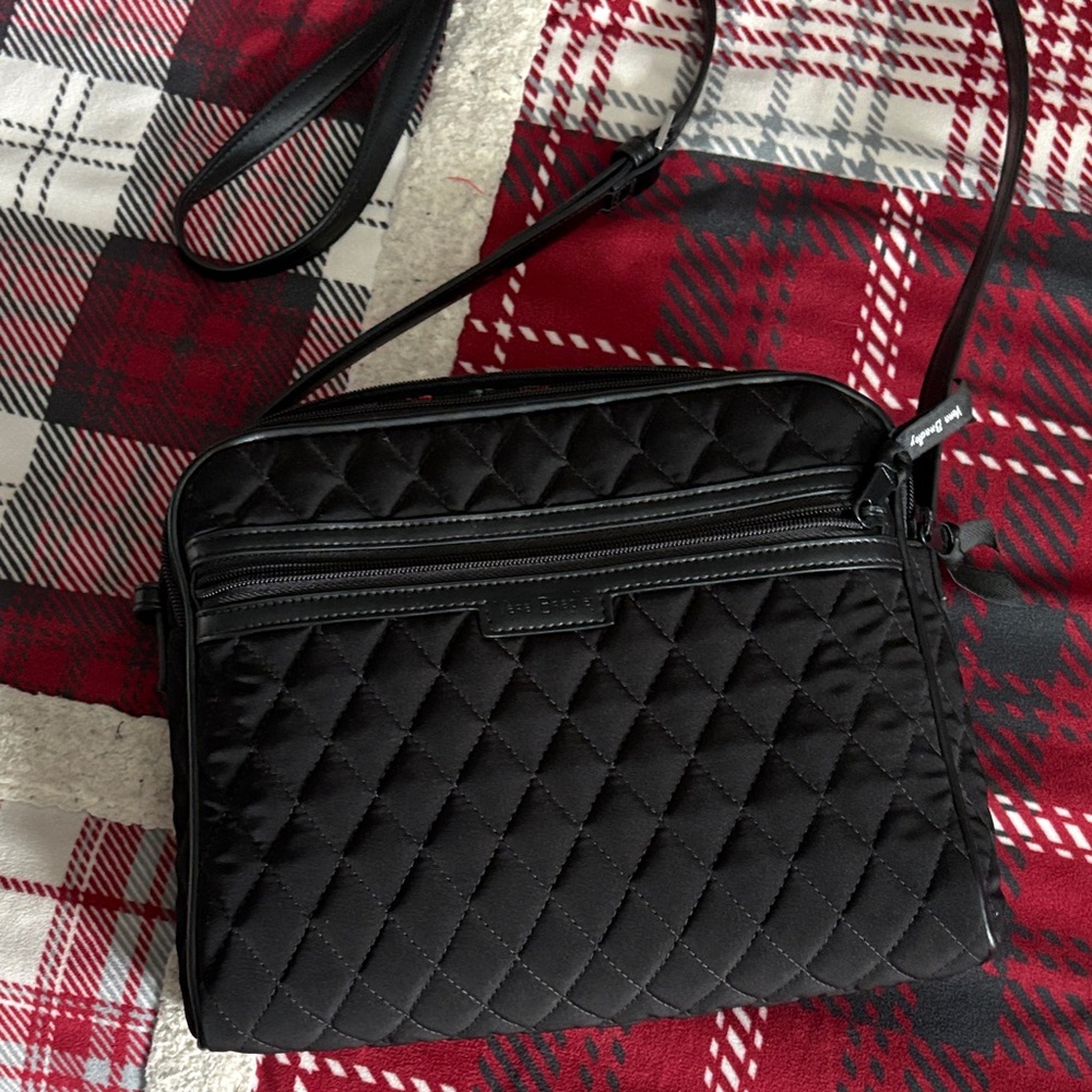 Vera Bradley Black Quilted Crossbody Bag